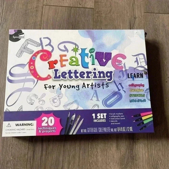❤️FWP❤️Spice Box  - Creative Lettering for Young Artist - Picture 1 of 4